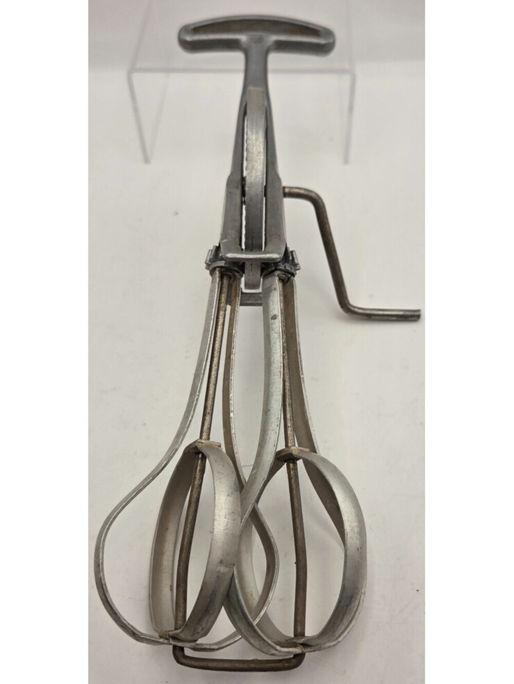 Antique Instant Whip Aluminum Egg Beater Hand Mixer 1920 Patent USA